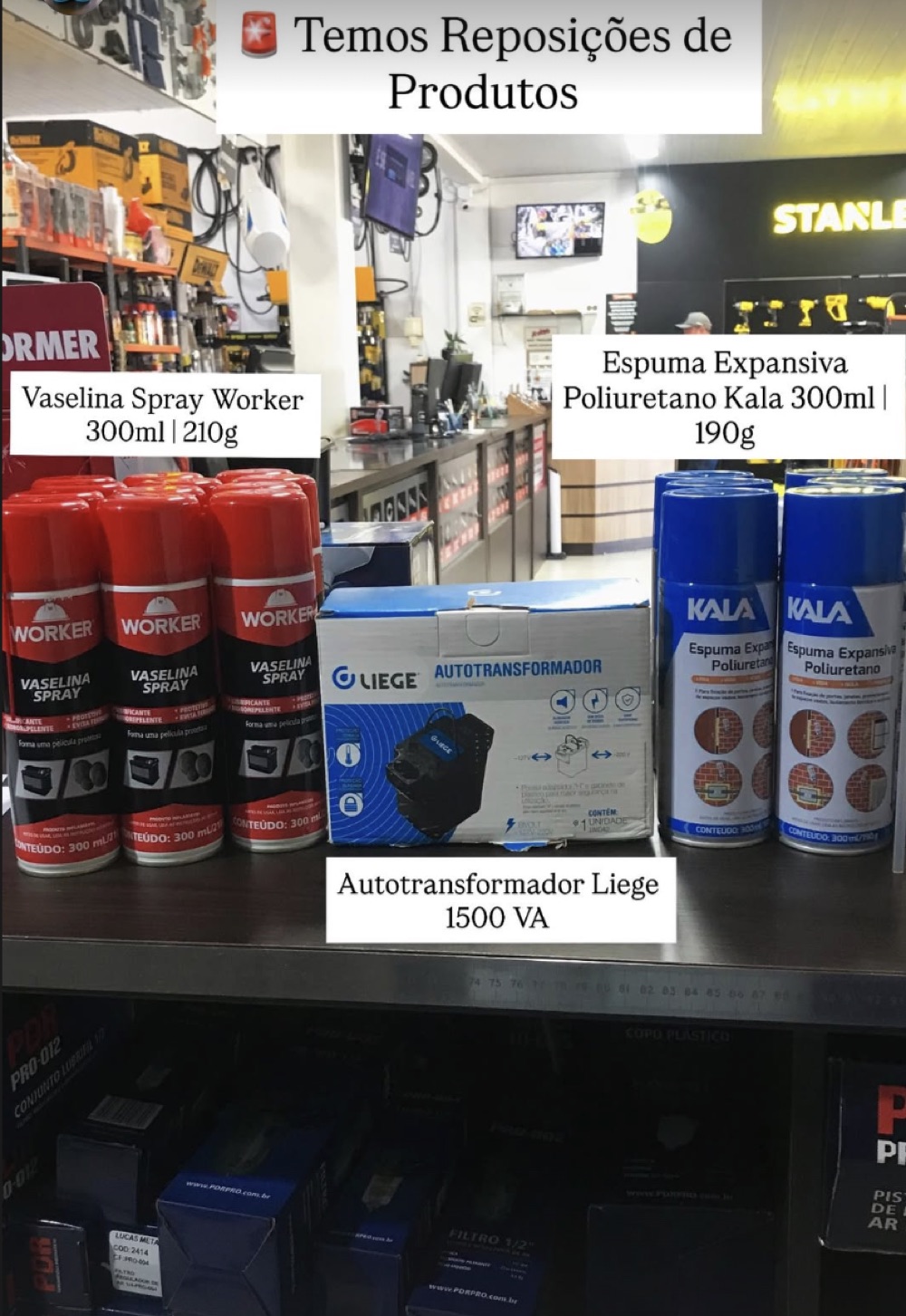 Loja Lucas Metal por dentro